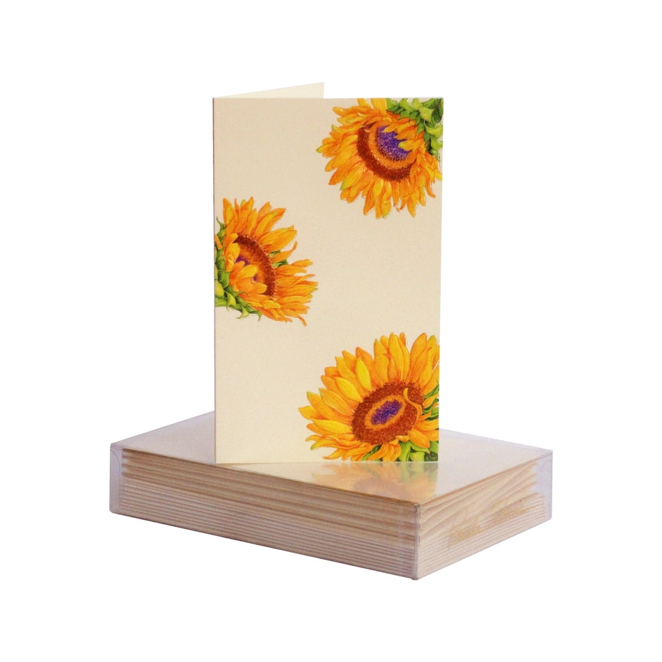 Paula Skene Sunflower Pattern Mini Note Card