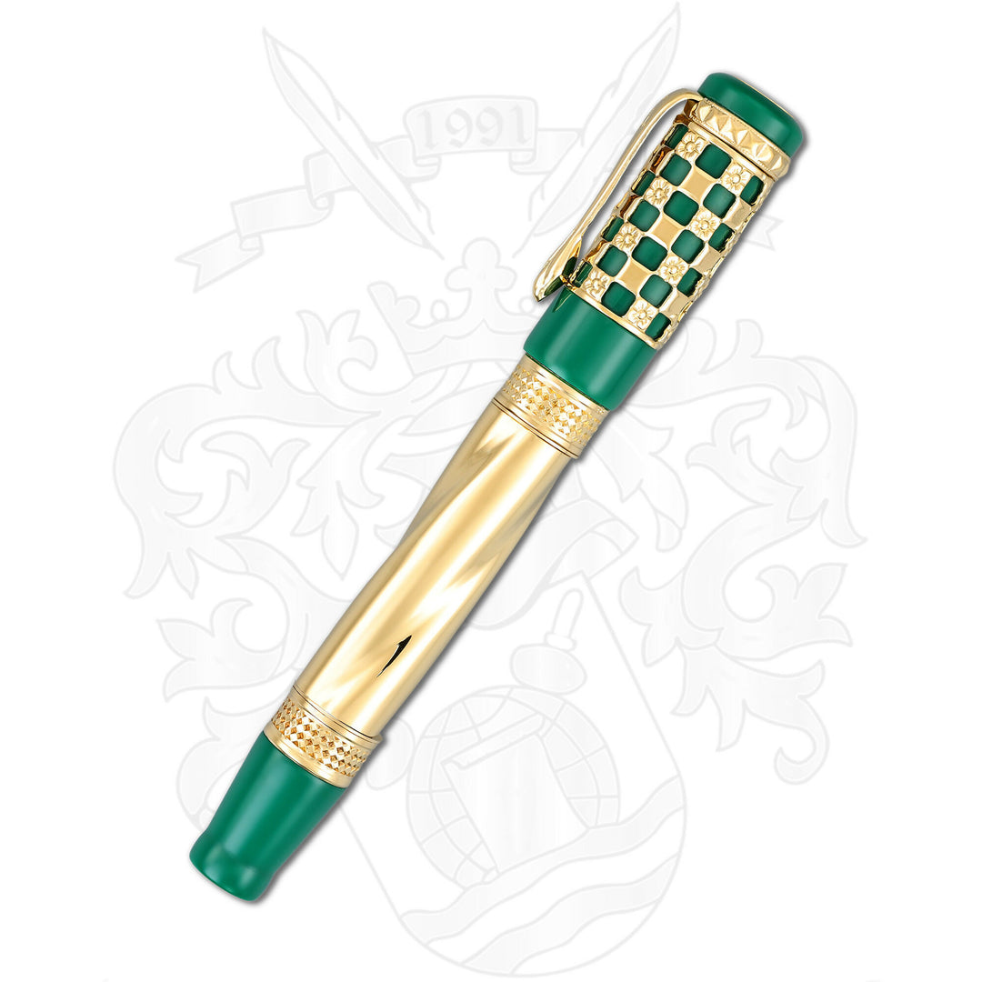 Ancora Antoni Gaudí Verde Vermeil Limited Rollerball Pen