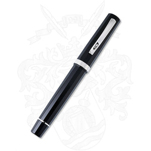 Omas Paragon Fashion Pen Black With Silver Trim