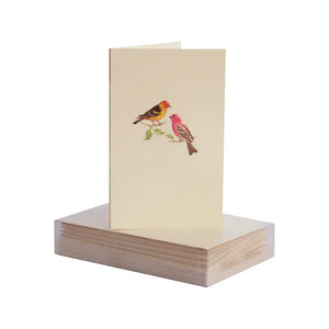 Paula Skene Tanager and Friend Mini Note Card