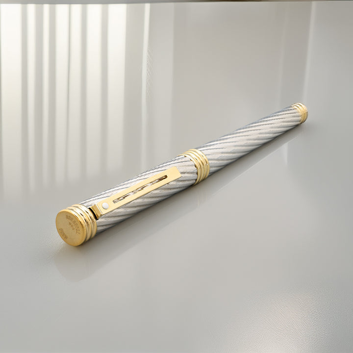 Sheaffer Targa FRED Force 10 Fountain Pen – Palladium &amp; Gold