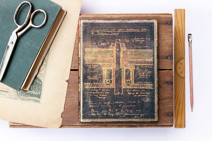 Paperblanks Tesla, Sketch of a Turbine Journal