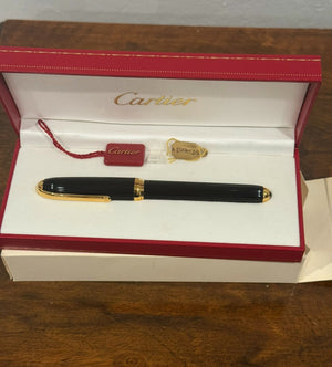 Louis Cartier Fountain Pen with Vertical Godron