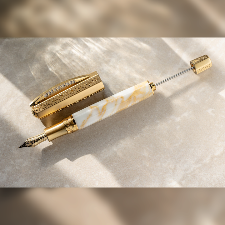 Visconti il Magnifico Calacatta Gold - Fountain Pen