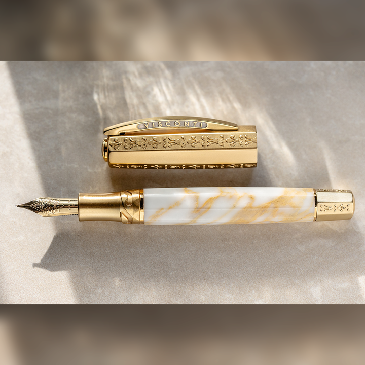 Visconti il Magnifico Calacatta Gold - Fountain Pen