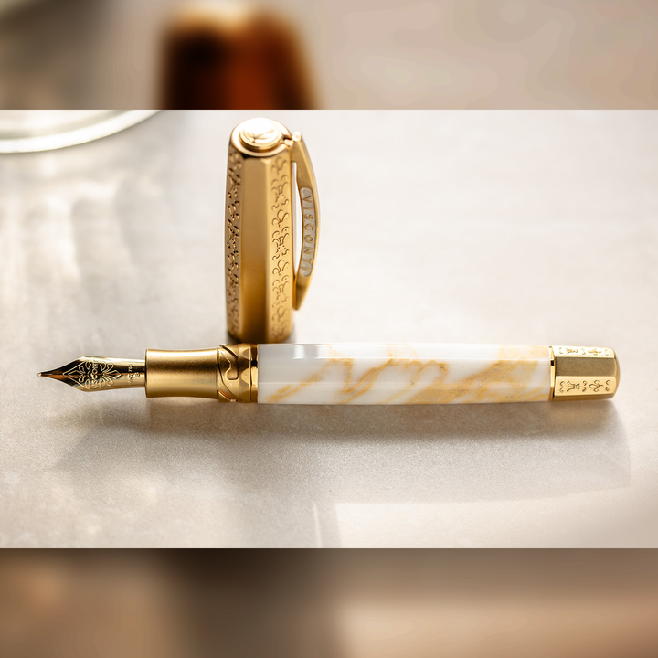 Visconti il Magnifico Calacatta Gold - Fountain Pen
