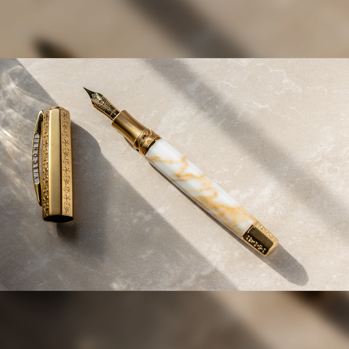 Visconti il Magnifico Calacatta Gold - Fountain Pen