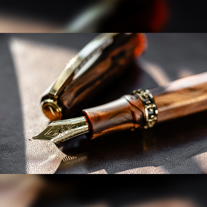 Visconti Medici Briarwood - Fountain Pen (14k Nib)