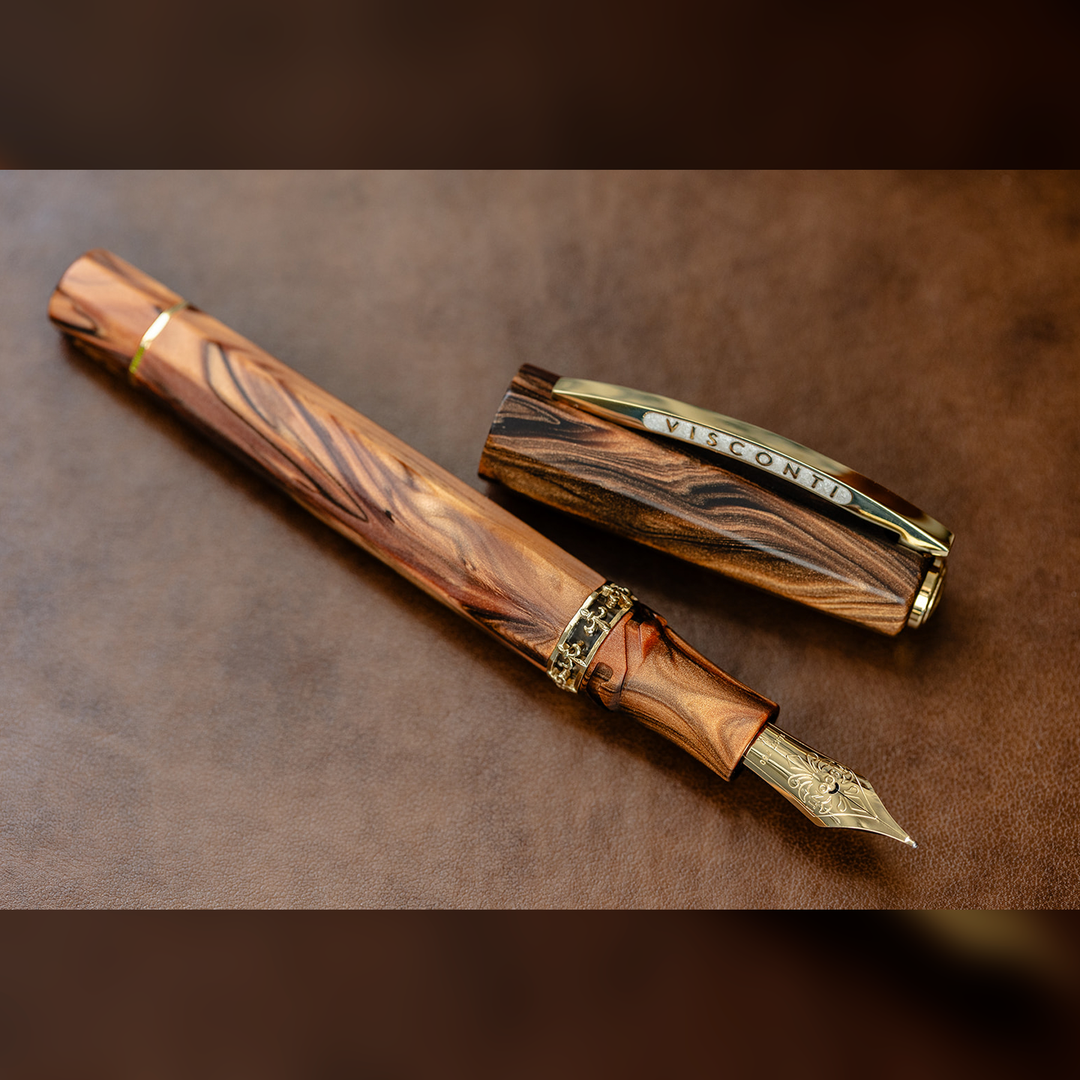 Visconti Medici Briarwood - Fountain Pen (14k Nib)