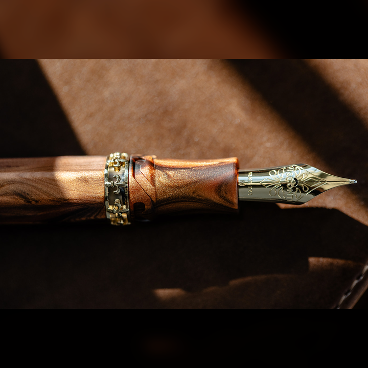 Visconti Medici Briarwood - Fountain Pen (14k Nib)
