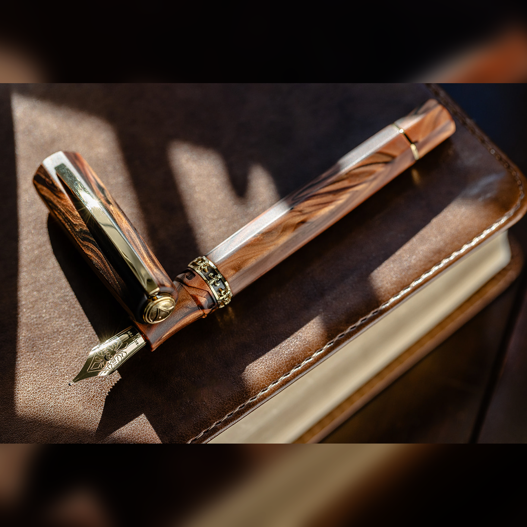 Visconti Medici Briarwood - Fountain Pen (14k Nib)