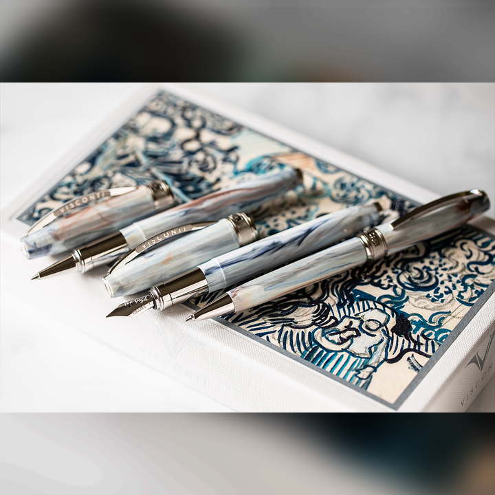 Visconti Van Gogh Old Vineyard with Peasant Woman - Ballpoint Pen