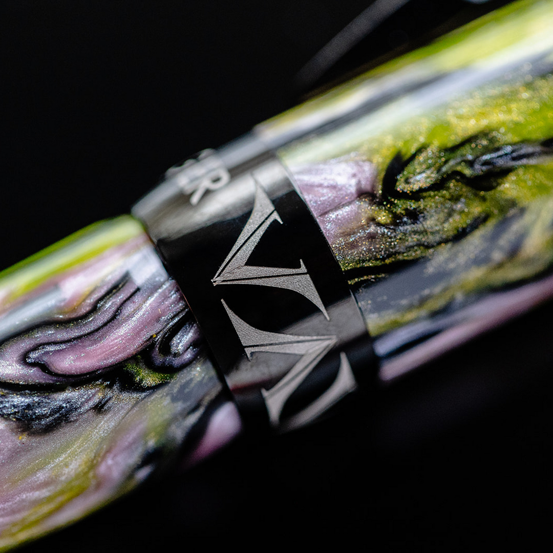 Visconti Voyager Mariposa Fountain Pen in Malachite