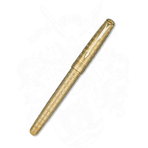 Parker Sonnet Gold Ciselé Tartan Fountain Pen