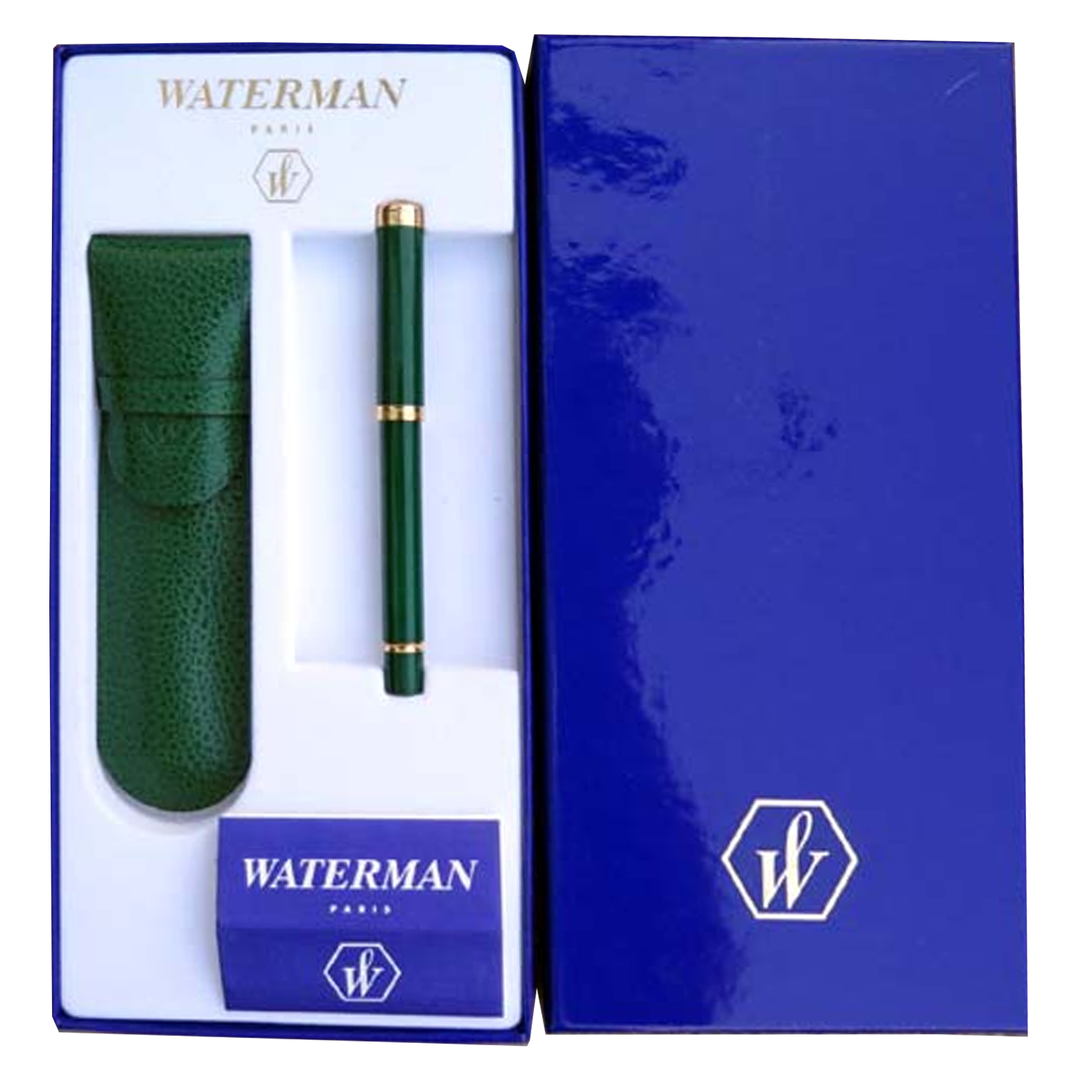 Waterman Off Saks Pocket Fountain Pen - Green