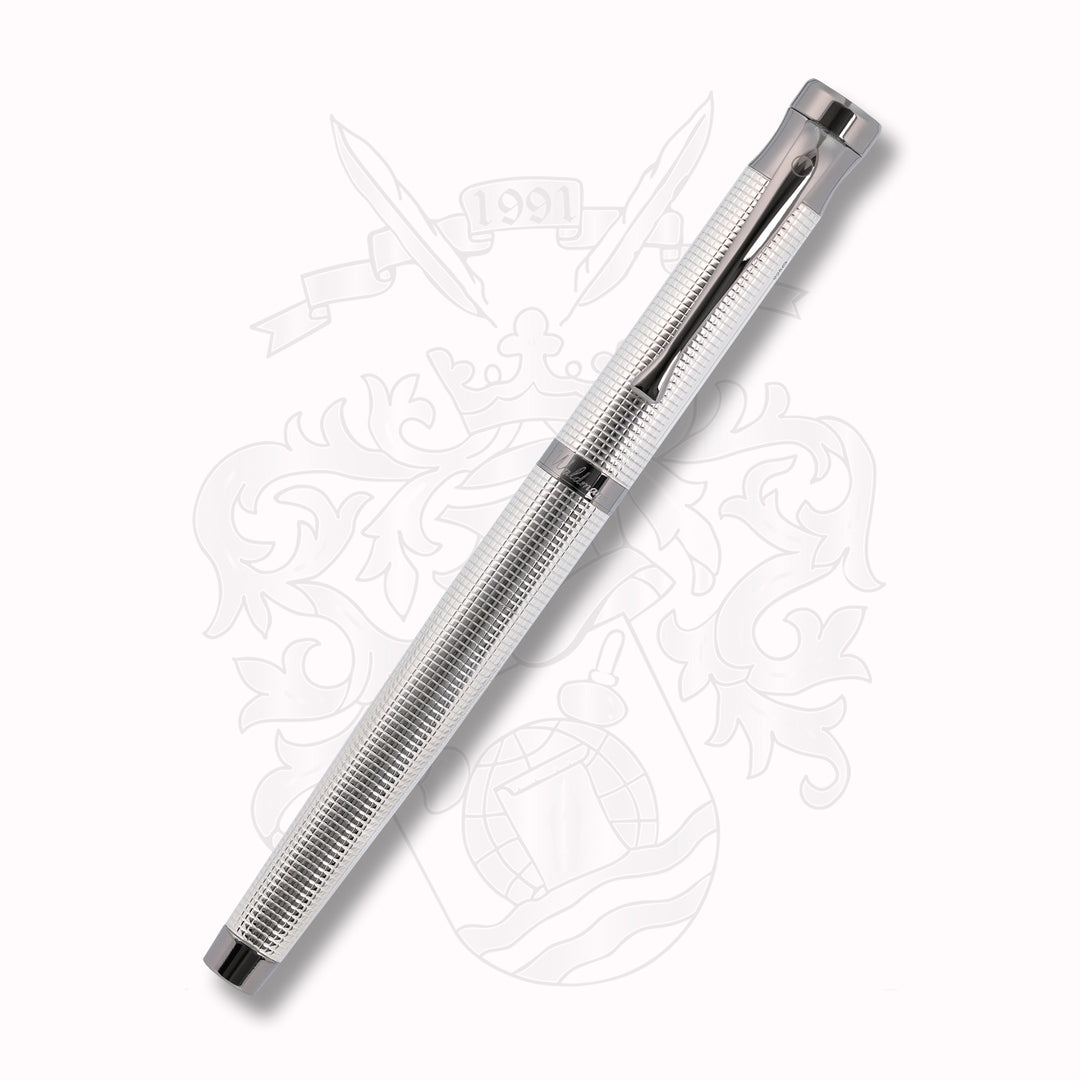 Waldmann Tango Rollerball - Square Pattern PVD