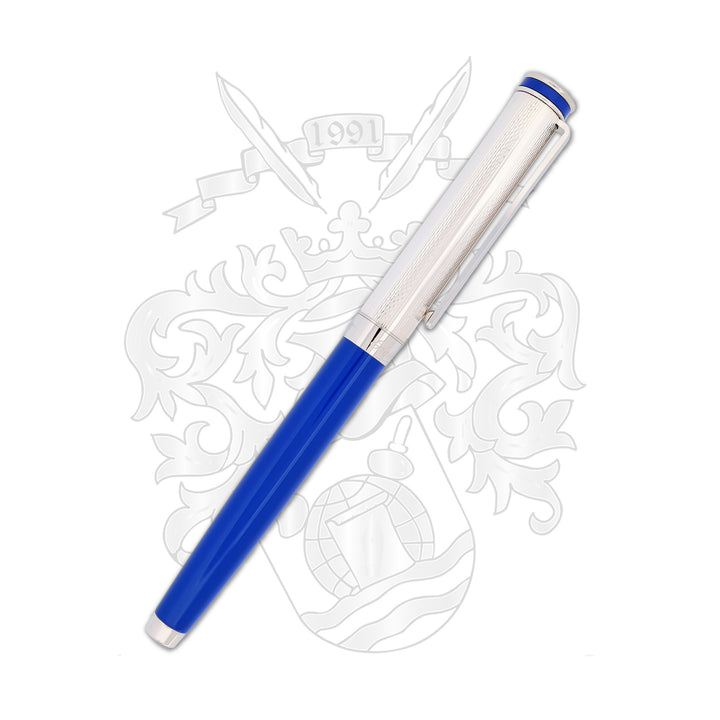 Waldmann Edelfeder Fountain Pen - Marina Blue - Steel