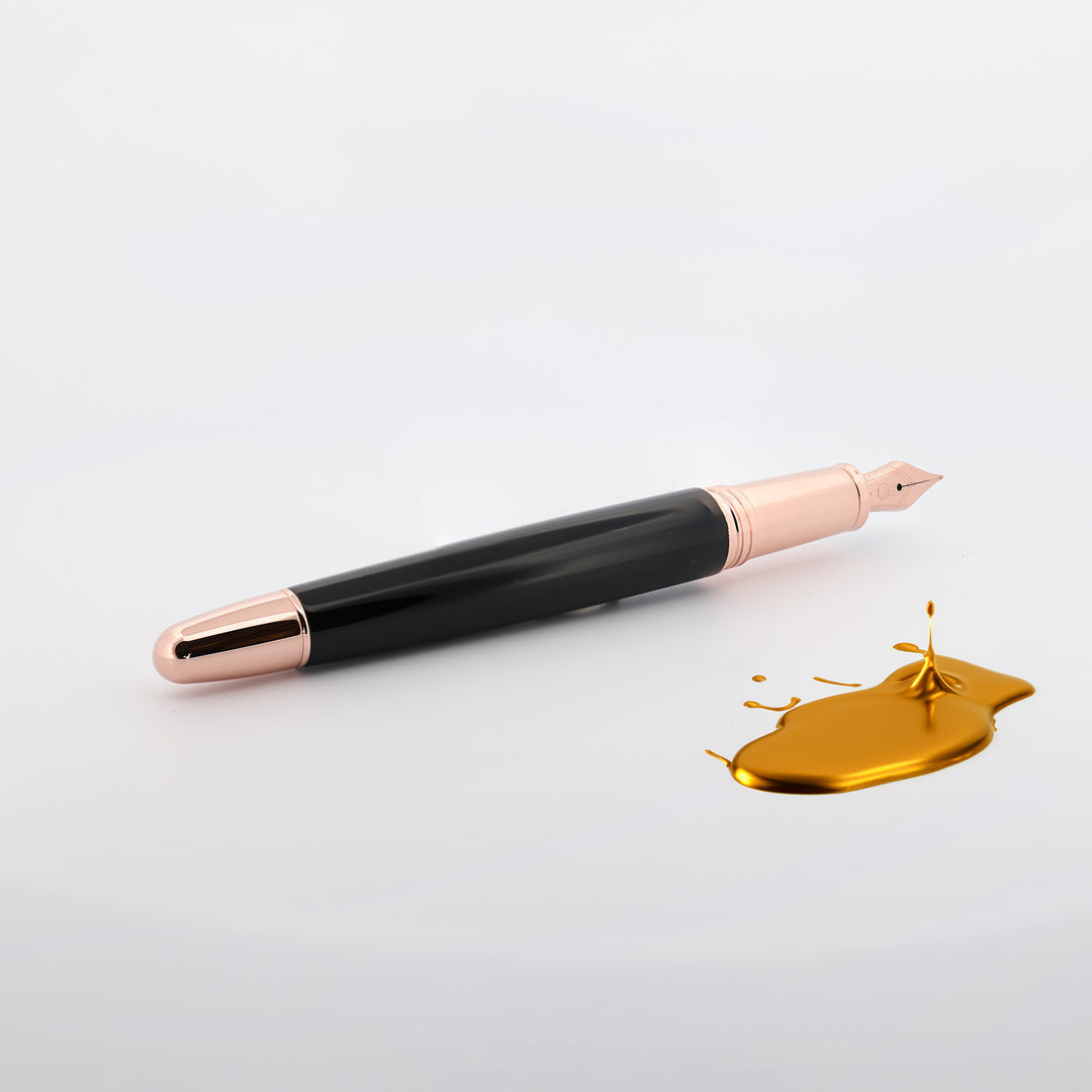 Waldmann Précieux Fountain Pen - Frosted Lines - Steel