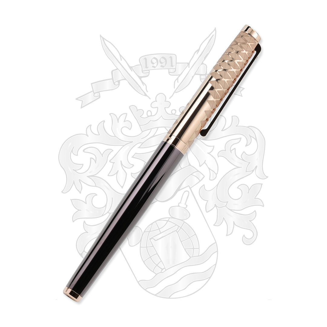 Waldmann Tuscany Fountain Pen - Vela - Steel