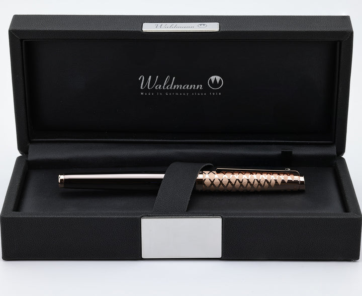 Waldmann Tuscany Fountain Pen - Vela - Steel