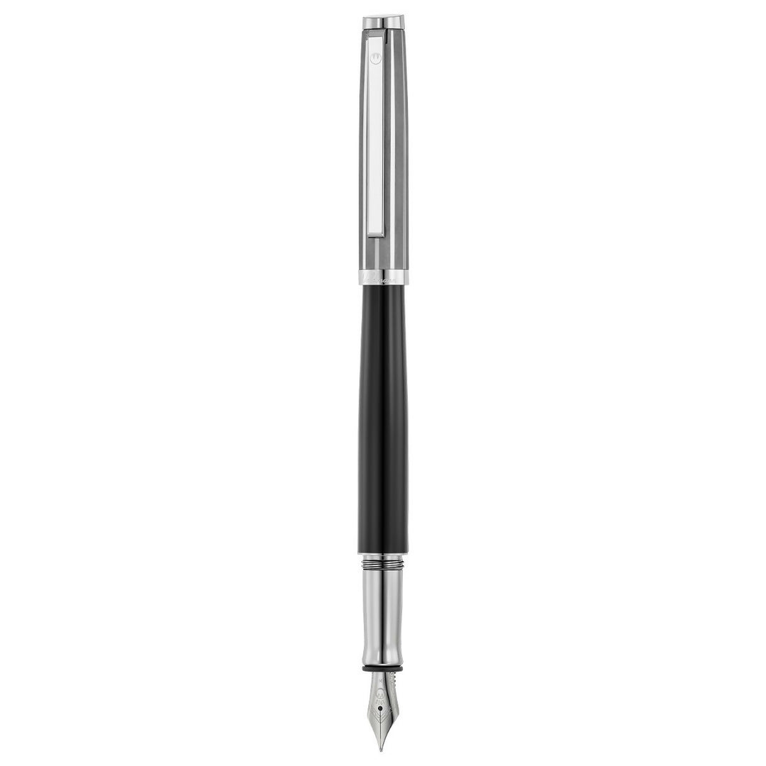 Waldmann Tuscany Frosted Black Ruthenium Fountain Pen 18k