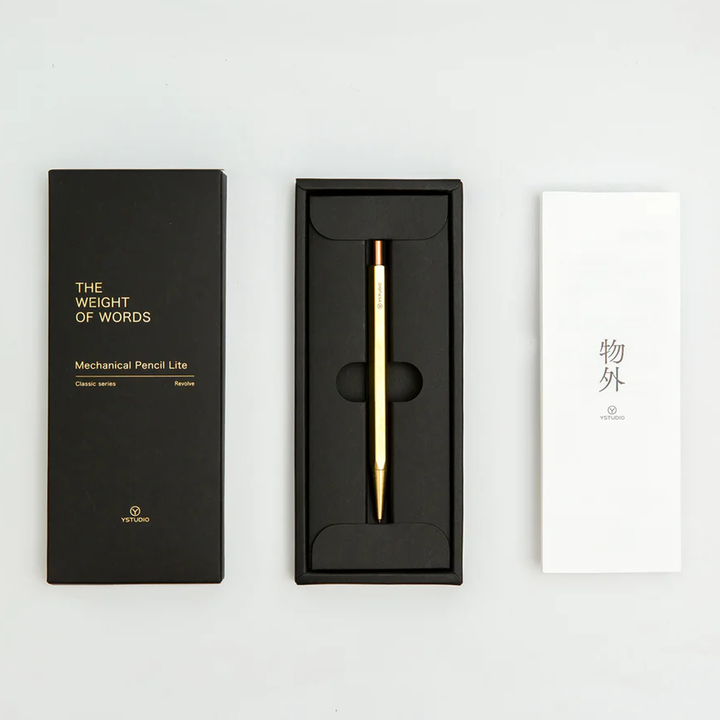 YStudio Classic Revolve 0.7mm Mechanical Pencil Lite - Black