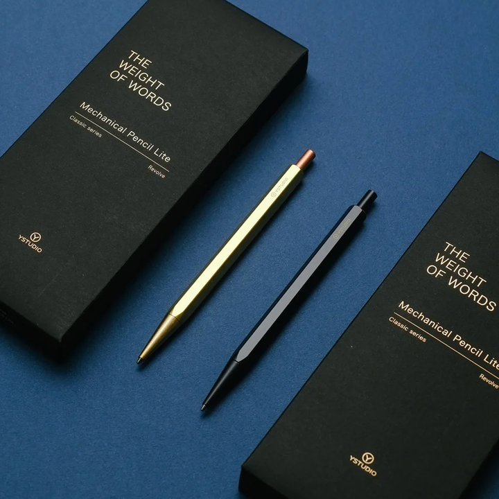 YStudio Classic Revolve 0.7mm Mechanical Pencil Lite - Black