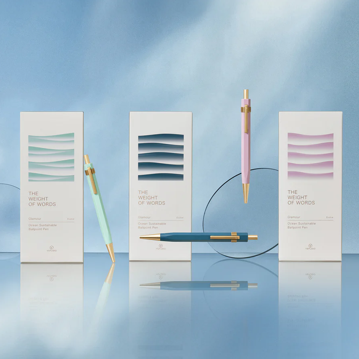 yStudio Glamour Evolve Ocean Sustainable Sea Indigo - Ballpoint