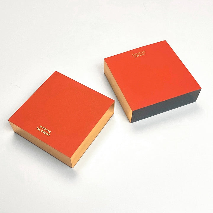 W co. Notepad with Gold Edging -Large Square (8.75” x 8.75")