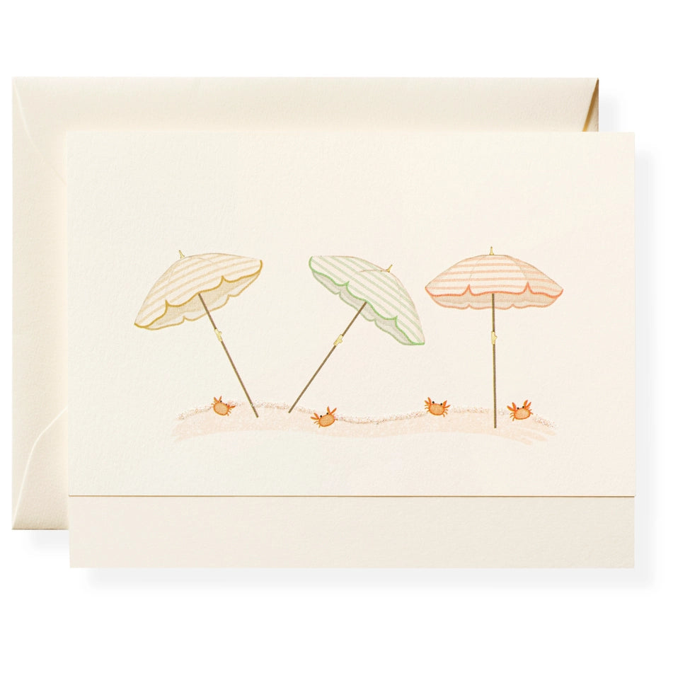 Karen Adams - Beach Notecard Box 5.5" x 4.25" (8ct. Folded Cards &amp; Envelopes)