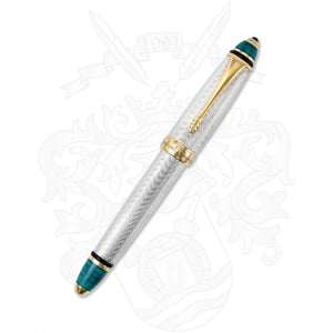 Michel Perchin Art Deco Limited 88 Sterling Silver Turquoise Fountain Pen