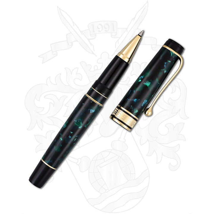 Aurora Optima Auroloide Green Rollerball Pen