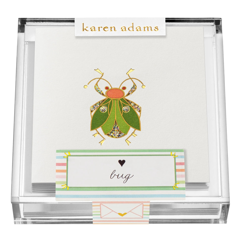 Karen Adams Love Bug Gift Enclosures Cards &amp; Envelopes (6ct.)