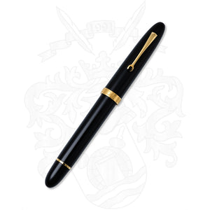 Omas Ogiva Black With Gold Trim Fountain Pen