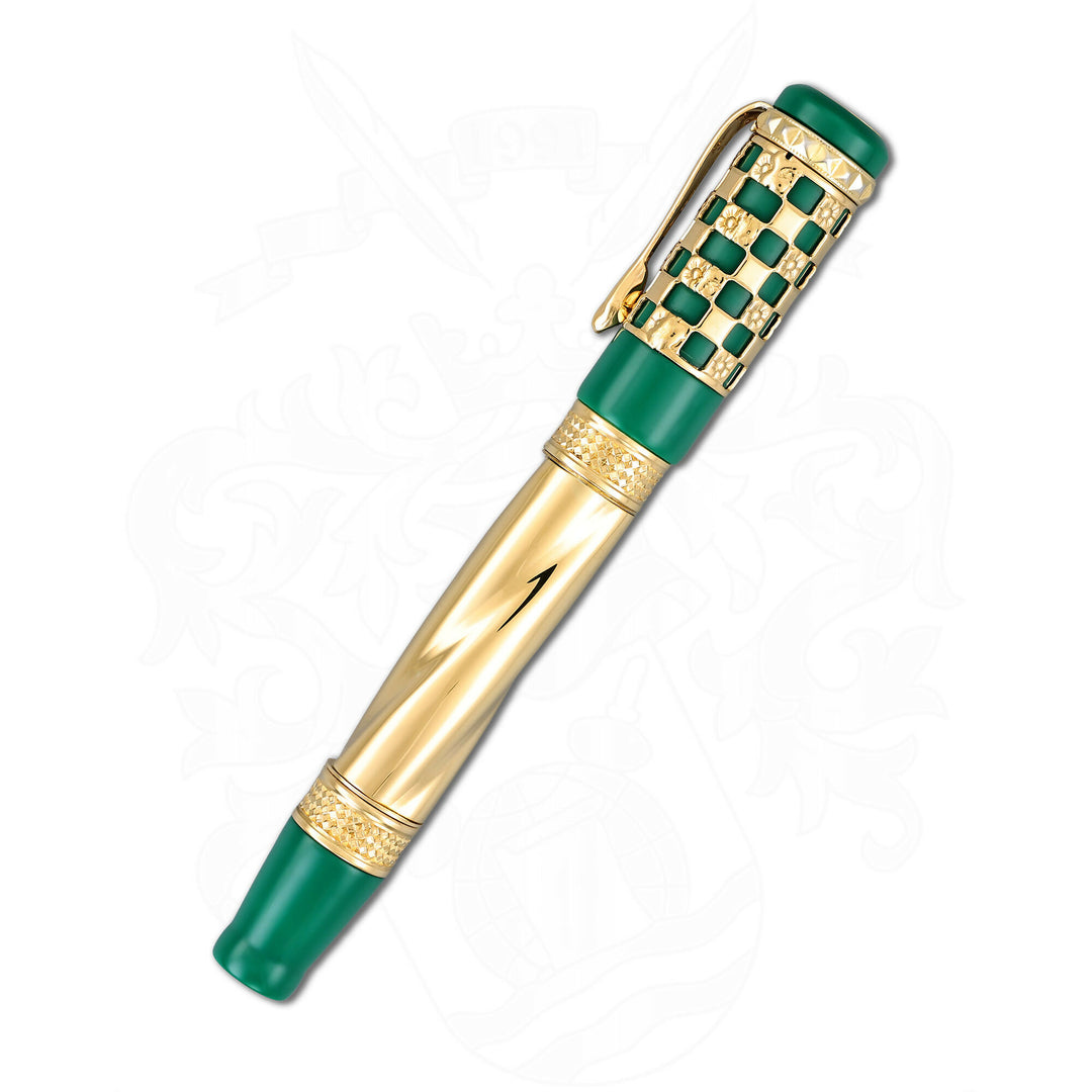Ancora Antoni Gaudí Verde Vermeil Limited Edition Fountain Pen