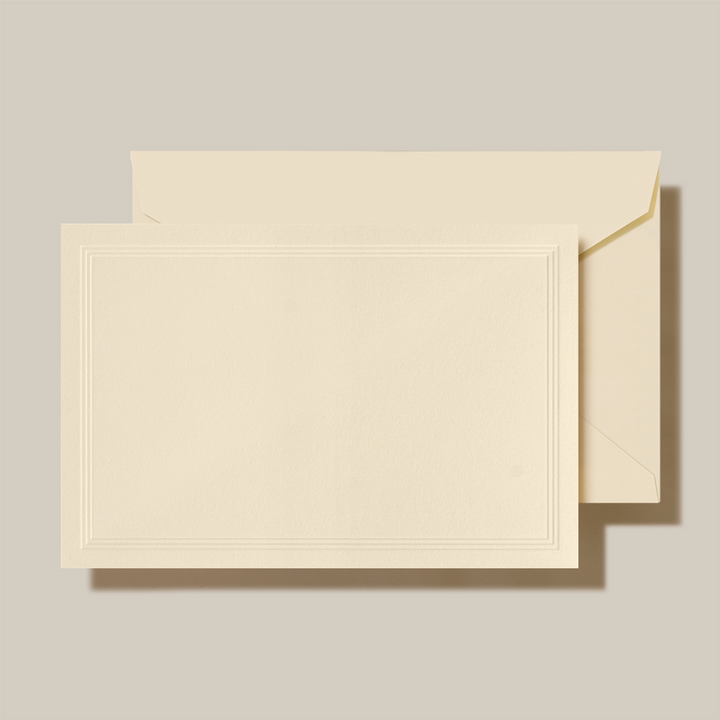 Triple Debossed Correspondence Card (10 Cards &amp; 10 Envelopes)