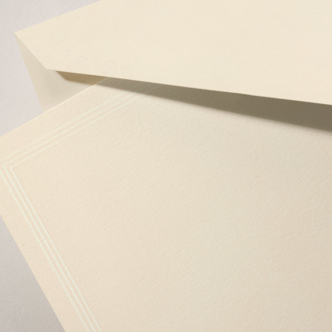 Triple Debossed Correspondence Card (10 Cards &amp; 10 Envelopes)
