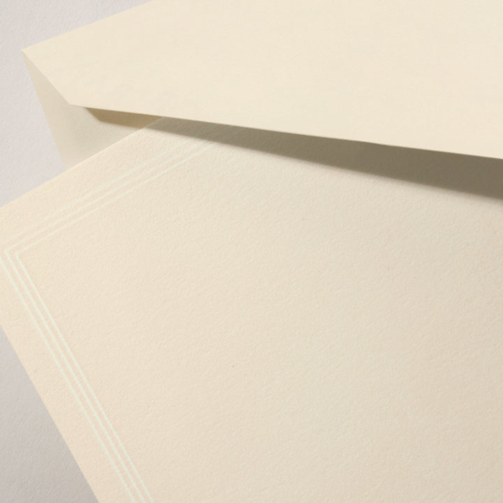 Triple Debossed Correspondence Card (10 Cards &amp; 10 Envelopes)