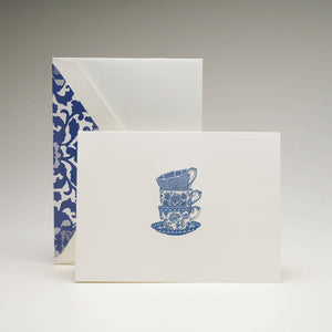 Crane Tea Cups Note