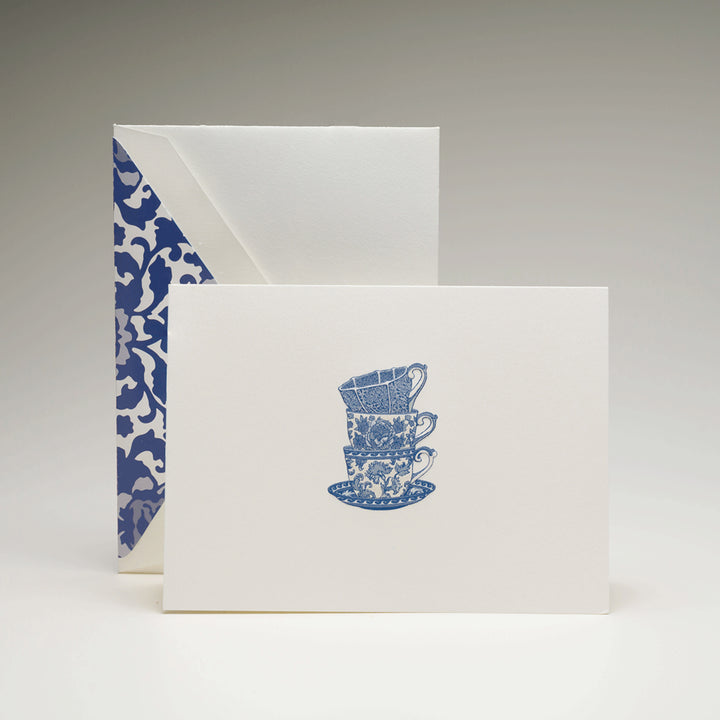 Crane Tea Cups Note
