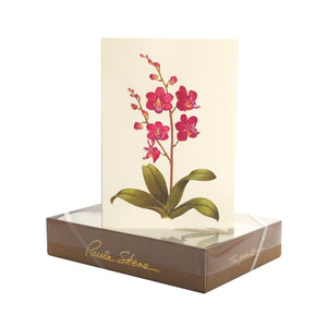 Paula Skene Orchid Boxed Notecards