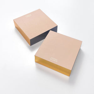 W co. Notepad with Gold Edging -Small Square (4.4” x 4.4”)