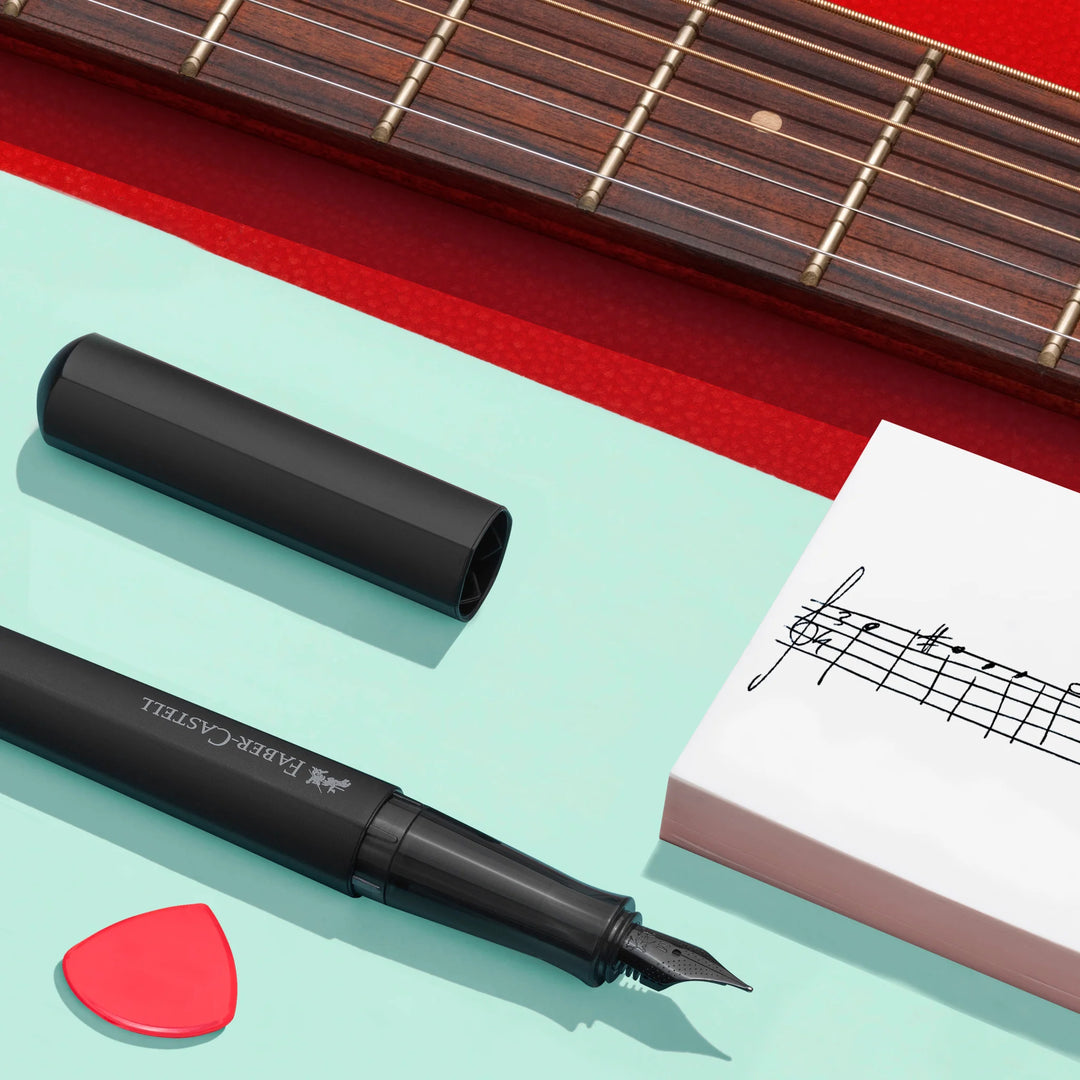 Faber-Castell Design Hexo Matte Black Fountain Pen