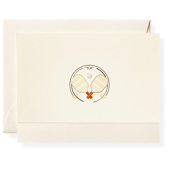 Karen Adams - Pickleball Notecard Box  5.5" x 4.25" (8ct. Folded Cards &amp; Envelopes)