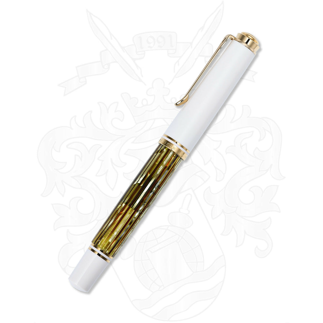 Pelikan Souverän M400 Tortoise And White Foutain Pen