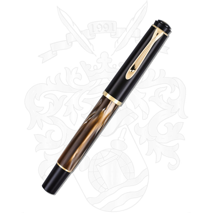 Pelikan Souverän M400 Brown Marble Foutain Pen