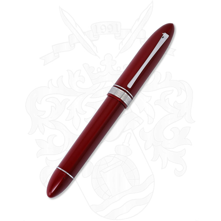 Omas 360 Red And Silver Rollerball