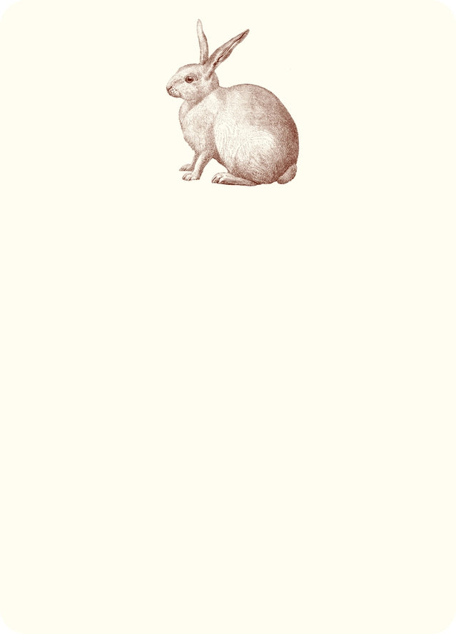 Alexa Pulitzer Rabbit Note Card with Plain Envelope