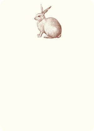 Alexa Pulitzer Rabbit Note Card with Plain Envelope