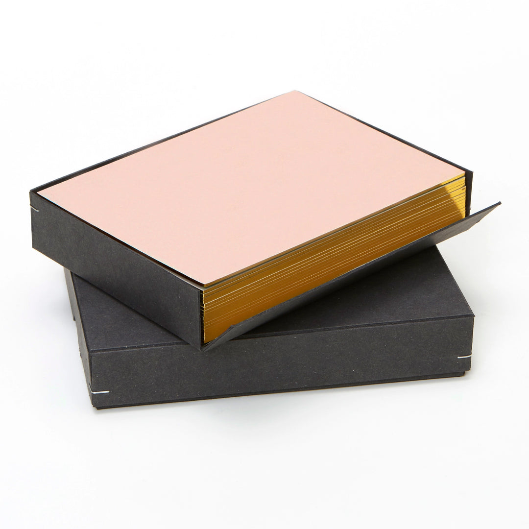 W co. Notecard and Envelope with Gold Edges (5” x 7”)